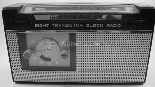 Eight Transistor Clock Radio GRC-715; Global Mfg. Co.; (ID = 1545004) Radio