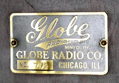 772; Globe Electric Co.; (ID = 1553201) Radio