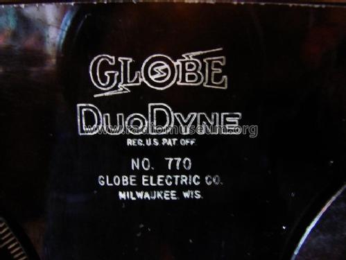 Duodyne 770; Globe Electric Co.; (ID = 1032251) Radio