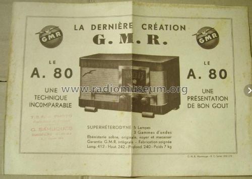 A80; GMR G.M.R., Georg, (ID = 2990832) Radio