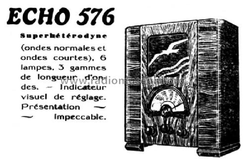 Écho 576; GMR G.M.R., Georg, (ID = 2647591) Radio