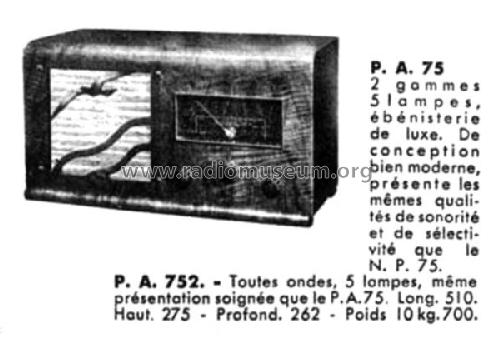 Echo PA752; GMR G.M.R., Georg, (ID = 2088650) Radio