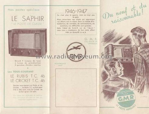 Rubis TC 46; GMR G.M.R., Georg, (ID = 1924884) Radio