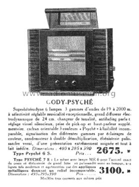 Psyché 6S; Gody, Abel; Amboise (ID = 2210518) Radio