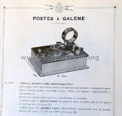 Poste à Galène No. 23 bis; Gody, Abel; Amboise (ID = 1848931) Crystal