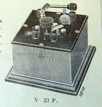 Poste à Galène Petites Ondes No. 23 P; Gody, Abel; Amboise (ID = 1848934) Crystal