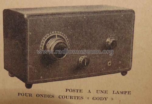 Poste OC 1 lampe ; Gody, Abel; Amboise (ID = 1753585) Radio