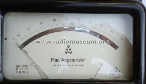 Präzisions Amperemeter Typ 334391; Goerz Electro Ges.m. (ID = 1327381) Equipment