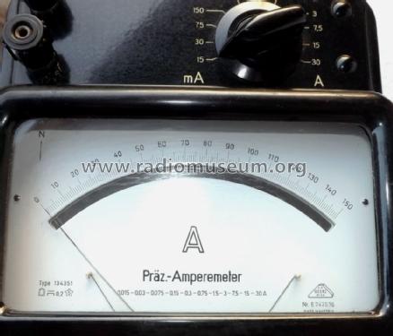 Präzisions Amperemeter 134351; Goerz Electro Ges.m. (ID = 1336992) Ausrüstung