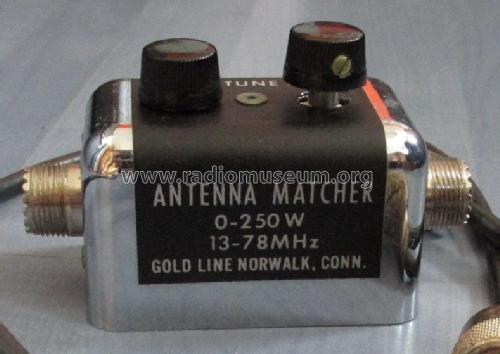 Antenna Matcher 0 - 250 W, 13 - 78 MHz ; Gold Line; Norwalk, (ID = 1720966) Antenny