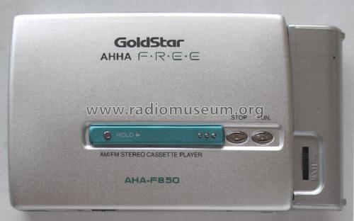 Ahha Free AM/FM Stereo Cassette Player AHA-F850; Gold Star Co., Ltd., (ID = 1452775) Radio