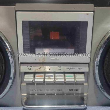 AM/FM Stereo Cassette Radio TSR-581; Gold Star Co., Ltd., (ID = 2985845) Radio