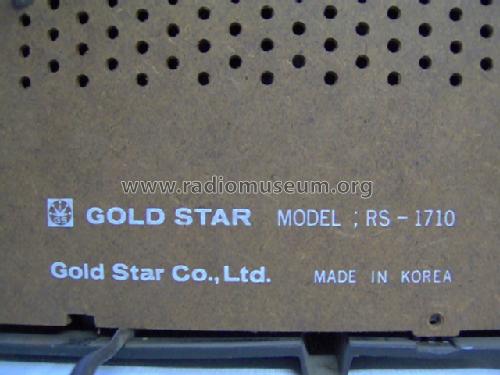 Solid State FM-AM Multiplex Stereo RS-1710; Gold Star Co., Ltd., (ID = 1038070) Radio