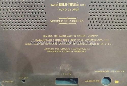 Filadelfia Alta Fidelidad ; Gold-Tone marca, (ID = 2519088) Radio