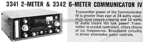 Communicator IV 3341; Gonset Inc., (ID = 2083296) Amat TRX