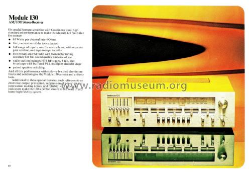 AM FM Stereo Receiver Module 130; Goodmans Industries (ID = 2077873) Radio