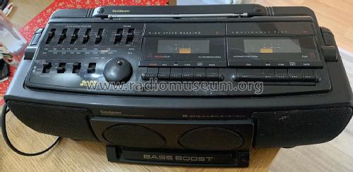 AM/FM Stereo Twin Cassette Recorder G20; Goodmans Industries (ID = 2873378) Radio