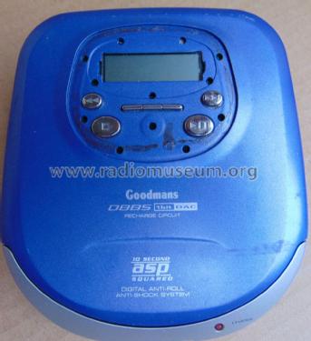 Portable Compact Disc Player GCD 402B; Goodmans Industries (ID = 2717004) Enrég.-R