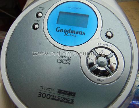 Personal Compact Disc Player XPRO GCD720RAH; Goodmans Industries (ID = 2719128) R-Player