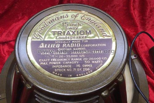 Triaxiom 15 inch 71 DX 206; Goodmans Industries (ID = 2976092) Altavoz-Au