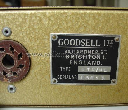 Golden Range FTC/UL; Goodsell Ltd.; (ID = 2101717) Ampl/Mixer