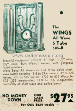 Wings 585-R; Goodyear Tire & (ID = 1777663) Radio