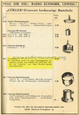 Ferrocart-Vorsatz-Sperrkreis F14; Görler, J. K.; (ID = 2861421) mod-past25