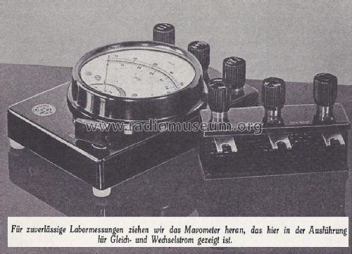 Mavometer WG; Gossen, P., & Co. KG (ID = 1678686) Equipment