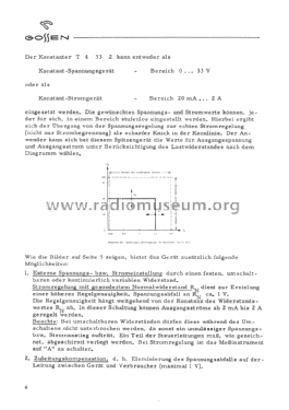 Pantam Konstanter T4 33 2; Gossen, P., & Co. KG (ID = 3037240) Equipment