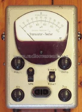 Transistor-Tester 58 ; Gossen, P., & Co. KG (ID = 653839) Ausrüstung