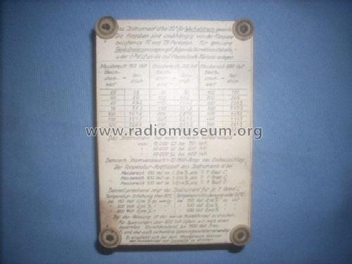 Wevometer ; Gossen, P., & Co. KG (ID = 2067808) Equipment