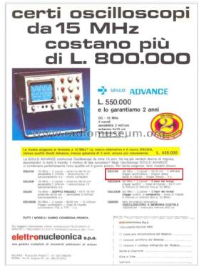 Oscilloscope OS1100; Gould Advance Ltd.; (ID = 3041148) Equipment