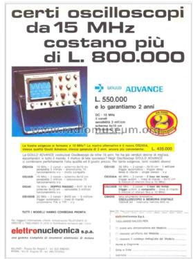 Oscilloscope OS3300B; Gould Advance Ltd.; (ID = 3041162) Ausrüstung