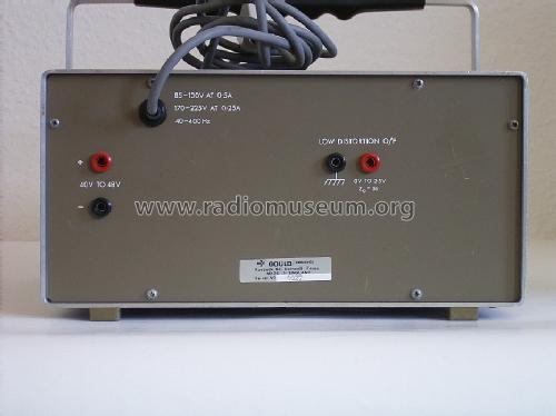 Signal Generator J3B; Gould Advance Ltd.; (ID = 1026400) Equipment