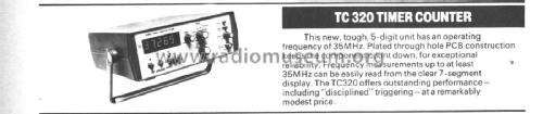 Frequency meter, Timer, Counter TC 320; Gould Advance Ltd.; (ID = 2077808) Ausrüstung