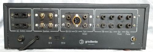 Stereo Amplifier LAB-75; Gradiente Eletrônica (ID = 2677526) Ampl/Mixer