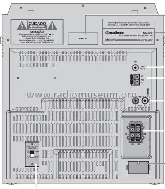 3-CD High Power Audio System AS320; Gradiente Eletrônica (ID = 2606381) Misc