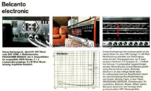 Belcanto electronic 301; Graetz, Altena (ID = 2681550) Radio