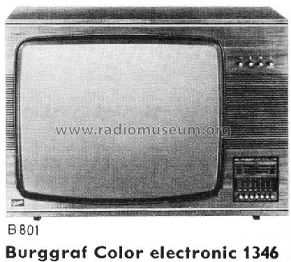 Burggraf Color Electronic 1346; Graetz, Altena (ID = 974041) Television