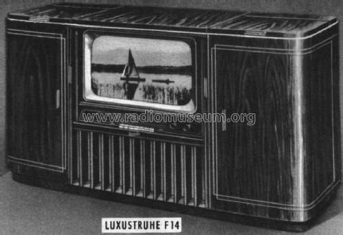 Fernseh-Luxus-Truhe F14; Graetz, Altena (ID = 26407) TV Radio