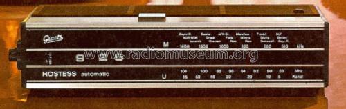 Hostess automatic 301; Graetz, Altena (ID = 31453) Radio