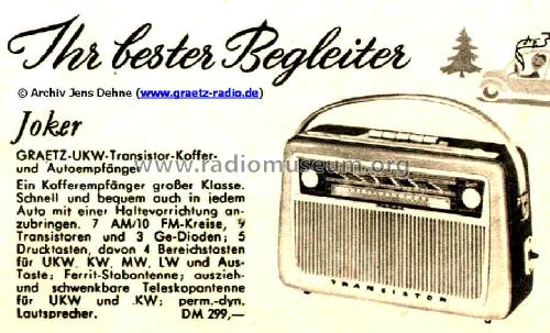 Joker 834; Graetz, Altena (ID = 578392) Radio