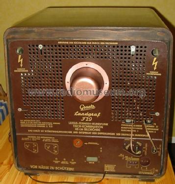 Landgraf F29; Graetz, Altena (ID = 27001) TV-Radio