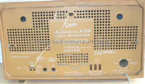 Melodia M818; Graetz, Altena (ID = 211560) Radio