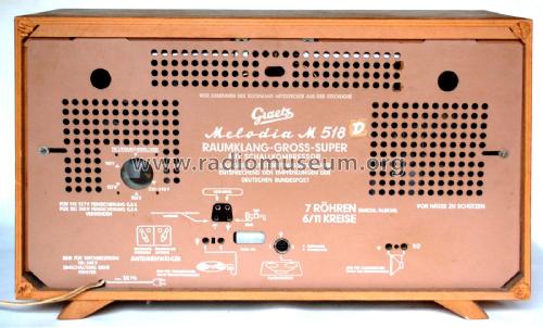 Melodia M 518 D; Graetz, Altena (ID = 2880423) Radio