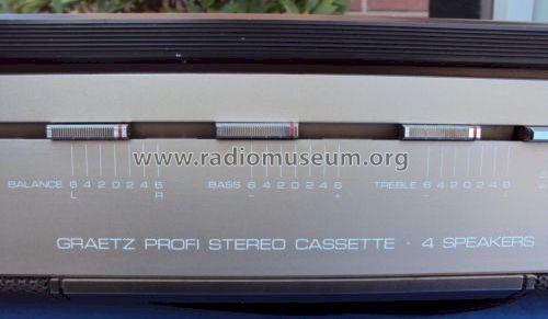 Profi Stereo Cassette 310; Graetz, Altena (ID = 1061821) Radio