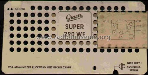 Super 290WF; Graetz, Altena (ID = 49815) Radio