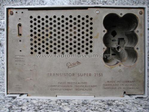 Transistor Super 2151; Graetz, Altena (ID = 632721) Radio