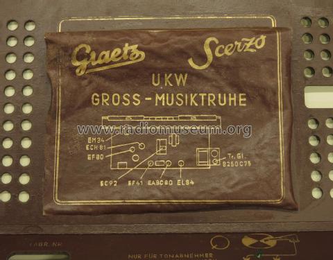 UKW-Gross-Musiktruhe Scerzo Ch= 178W; Graetz, Altena (ID = 2622985) Radio