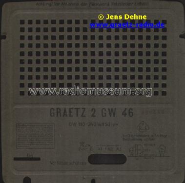 2GW46; Graetz, Berlin (ID = 129051) Radio